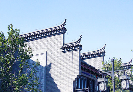 青砖青瓦中式建筑